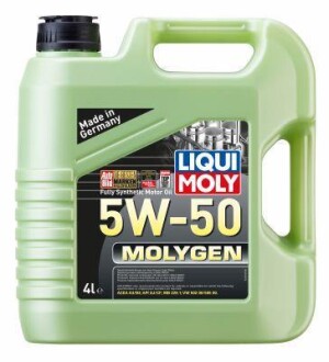 Олива моторна Molygen 5W-50 4л LIQUI MOLY 2543 (фото 1)