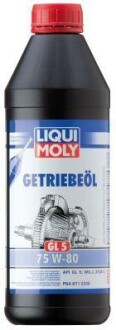 Трансмиссионное масло Getriebeoil (GL-5) 75W-80, 1л LIQUI MOLY 3658