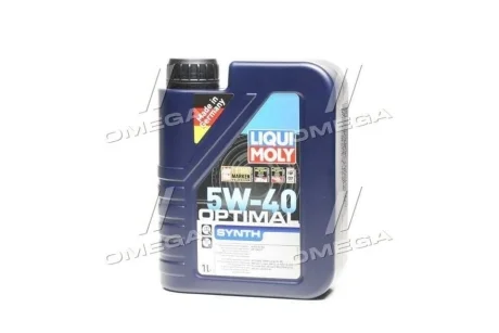 Масло моторное Liqui Moly Optimal Synth 5W-40 (1 л) LIQUI MOLY 3925