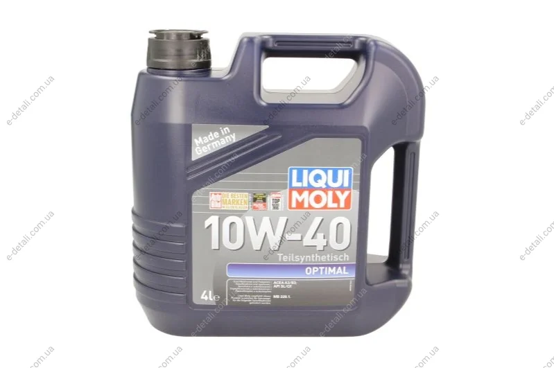 Масло моторное Liqui Moly Optimal 10W-40 (4 л) LIQUI MOLY 3930 (фото 1)