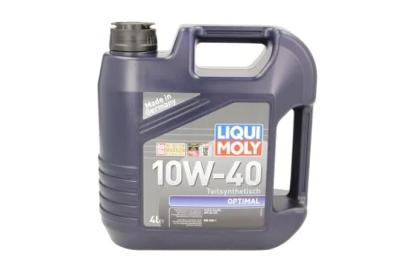 Масло моторное Liqui Moly Optimal 10W-40 (4 л) LIQUI MOLY 3930