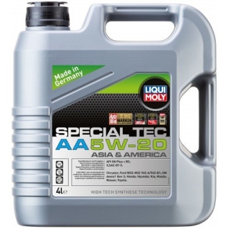 Олива моторна Special Tec AA 5W-20 4л LIQUI MOLY 7621