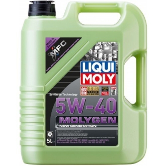 Масло моторное Molygen New Generation 5W-40 (5 л) LIQUI MOLY 9055 (фото 1)