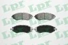 Комплект тормозных колодок из 4 шт. дисков LPR 05P1208 (фото 1)
