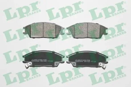Тормозные колодки дисковые LPR 05P1222