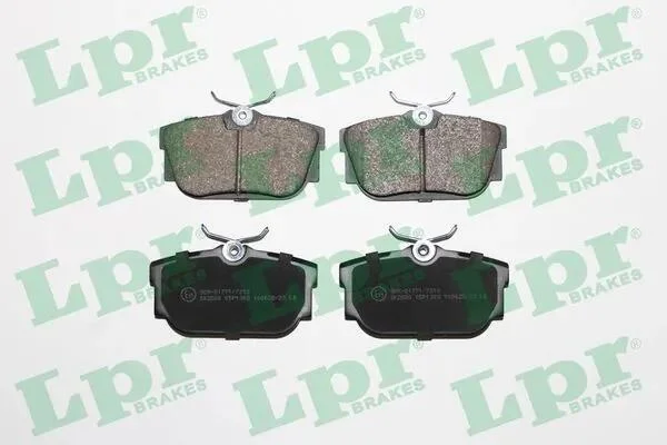 Комплект тормозных колодок из 4 шт. дисков LPR 05P1303 (фото 1)