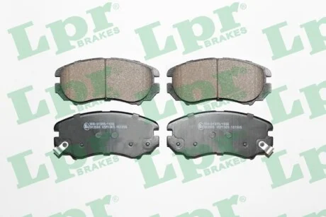 Тормозные колодки дисковые LPR 05P1369