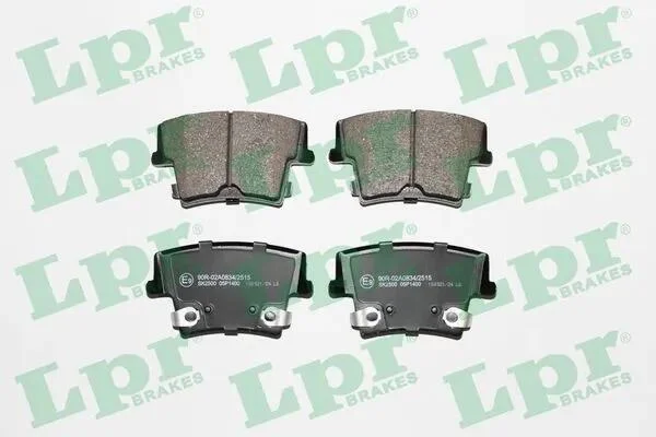 - Гальмівні колодки до дисків (R) LPR 05P1400 (фото 1)
