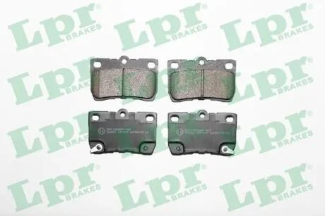 - Гальмівні колодки до дисків (R, V) LPR 05P1407