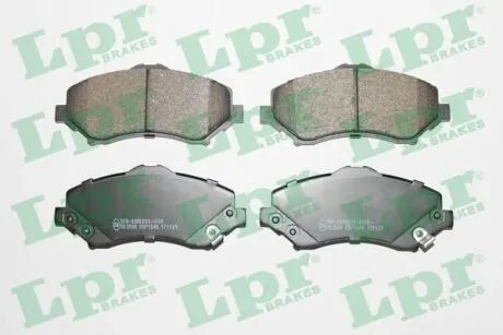 - Гальмівні колодки до дисків LPR 05P1548