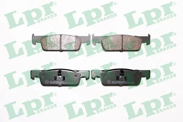Комплект тормозных колодок из 4 шт. дисков LPR 05P1825 (фото 1)