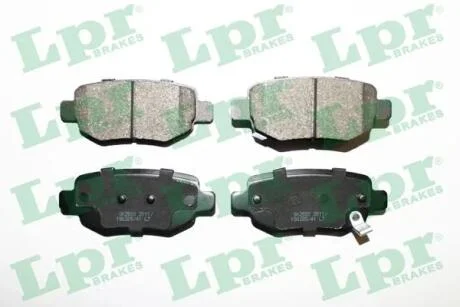 Колодки гальмівні дискові (комплект 4 шт) LPR 05P2011
