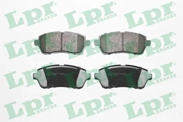 Комплект гальмівних колодок з 4 шт. дисків LPR 05P2045 (фото 1)