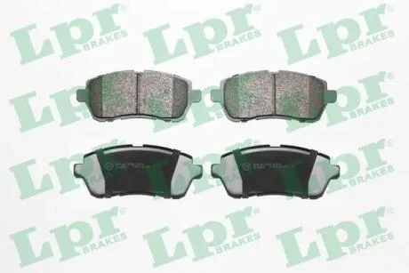 Комплект гальмівних колодок з 4 шт. дисків LPR 05P2045