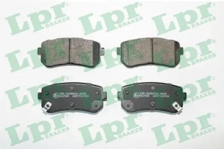 Комплект гальмівних колодок з 4 шт. дисків LPR 05P2103