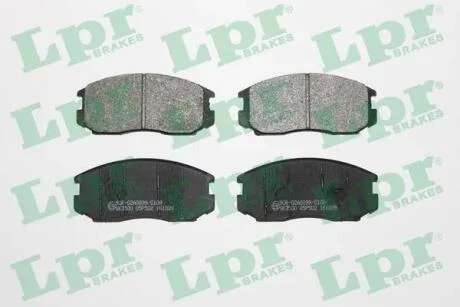 Комплект тормозных колодок из 4 шт. дисков LPR 05P502