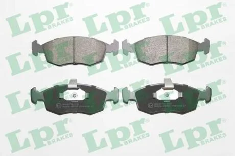 - Гальмівні колодки до дисків (F, V) LPR 05P785