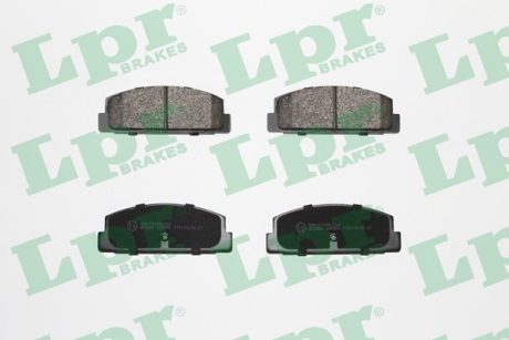 Комплект гальмівних колодок з 4 шт. дисків LPR 05P876 (фото 1)