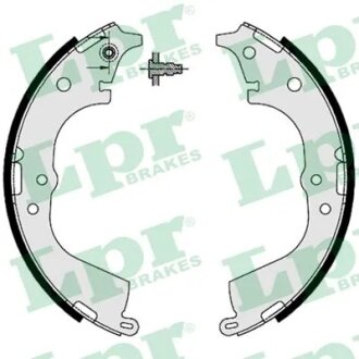 Колодки гальмівні барабанні (комплект 4 шт) LPR 07225