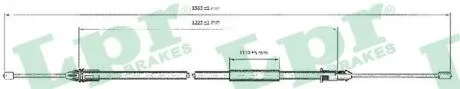 Трос ручного тормоза LPR C0403B