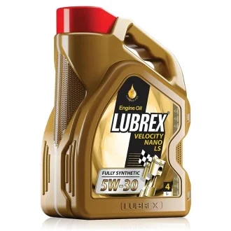 Масло ДВС 5W-30 VELOCITY NANO LS, ACEA C4, RN 0720, MB 226.51/229.51, 4л, синт. LUBREX 1211713004