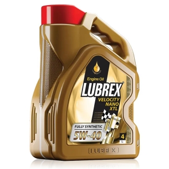 Масло ДВС 5W-40 VELOCITY NANO XTL API SN Plus/SP, ACEA C3, RN 0700/0710, 4л, синт. LUBREX 1218708004 (фото 1)