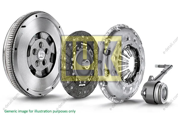 Демпфер + комплект сцепления Fiat Bravo/Stilo 1.9D Multijet 06- LuK 600 0058 00 (фото 1)