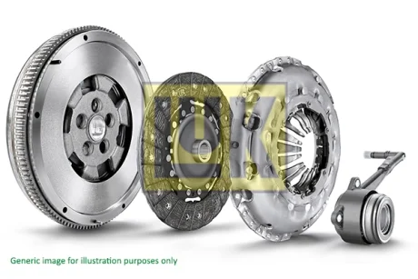Демпфер + комплект зчеплення Ford Focus/Galaxy 1.8 TDCi 05-15 (+ вижимний) LuK 600 0171 00