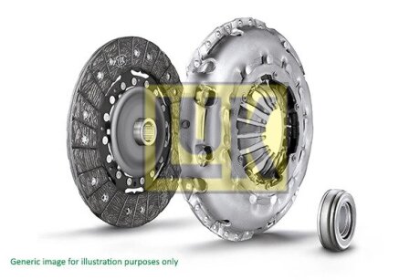 Комплект зчеплення Nissan Pixo 1.0 09- (d=190mm) (+вижимний) LuK 619 3080 00