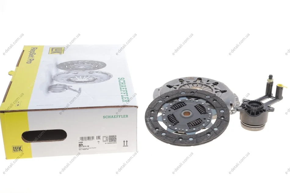 Комплект сцепления Ford Focus I 1.4/1.6/1.8 16V BiFuel 98-04, 55/74/85kw LuK 622 2414 34 (фото 1)
