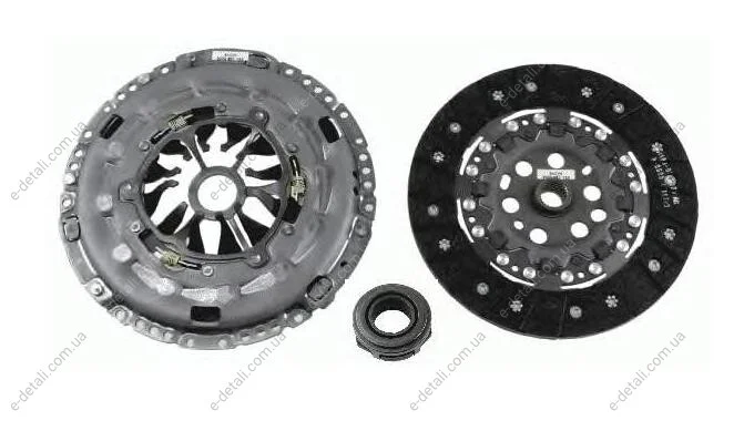 Комплект сцепления Mitsubishi Outlander 2.0 06- (d=230mm) LuK 623 3414 09 (фото 1)