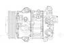 Компресор кондиціонера Toyota RAV 4 (13-) 2.0i [3ZRFE] Luzar LUZAR LCAC 1940 (фото 3)