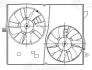 Электровентиляторы охлаждения с кожухом (2 вент.) Chevrolet Captiva/Opel Antara (06-) Luzar LUZAR LFK 0543 (фото 3)