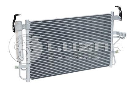 Радіатор кондиціонера Elantra 2.0 (00-) АКПП/МКПП з ресивером LUZAR LRAC 08D2 (фото 1)