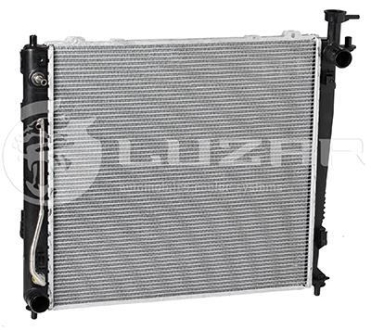 Радиатор охлаждения Sorento/Santa fe 2.2CRDI (09-) АКПП (510*478*22) (тип Doowon) LUZAR LRc 081P3 (фото 1)