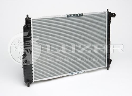 Радіатор охолодження Авео T200(02-)/Т250(06-) (L=600) МКПП (з конд) (алюм-паяний)) LUZAR LRc CHAv05125