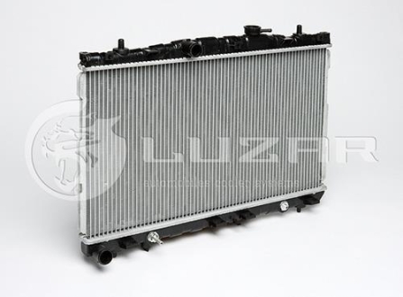 Радіатор охолодження (алюм) (660*375*18) Elantra 1.6/1.8/2.0 (01-) АКПП LUZAR LRc HUEl002D2 (фото 1)