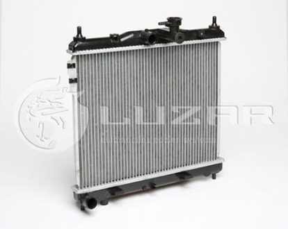 Радиатор охлаждения с подводом для охлажд. АКПП (алюм.) Getz 1.1/1.3/1.4/1.6 (02-) МКПП/АКПП (478*370*16) (LRc HUGz02110) LUZAR LRcHUGz02110