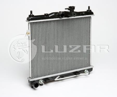 Радіатор охолодження (алюм) Getz 1.1/1.3/1.4/1.6 (02-) АКПП LUZAR LRc HUGz02235 (фото 1)