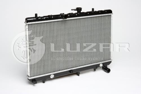 Радиатор охлаждения (алюм) Rio 1.3/1.5 (00-) АКПП LUZAR LRc KIRi05200 (фото 1)