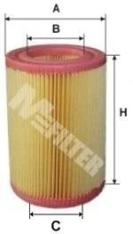 Фильтр воздушный Smart Cabrio/Fortwo 00-07 M-FILTER A 8025