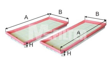 Фильтр воздушный M-FILTER K70842