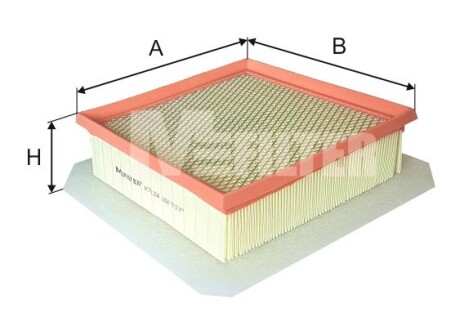 Фильтр воздушный Opel Meriva 1.3-1.7 i/CDTI 10- M-FILTER K 7124