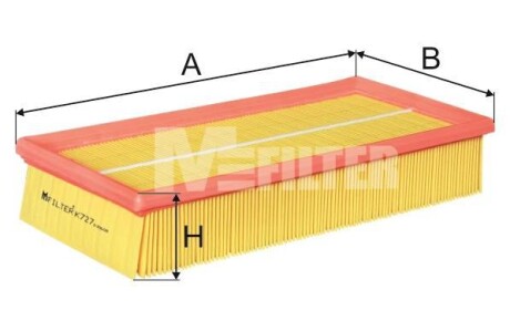 Фильтр воздушный M-FILTER K727