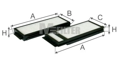 Фильтр салона M-FILTER K90092