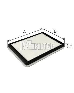 Фильтр салона Chevrolet Captiva 06- / Opel Antara 06- M-FILTER K 9015 (фото 1)