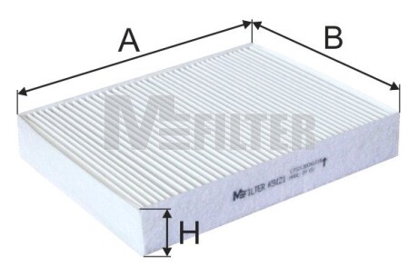 Фільтр салону BMW 1 (F20), (F21)/ 2 (F22, F87), (F23)/ 3 (F30, F80), (F31) 10- M-FILTER K9121