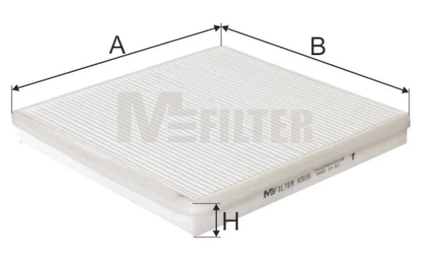 Фильтр салона M-FILTER K916 (фото 1)