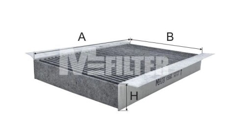 Фильтр салона угольный M-FILTER K9160C
