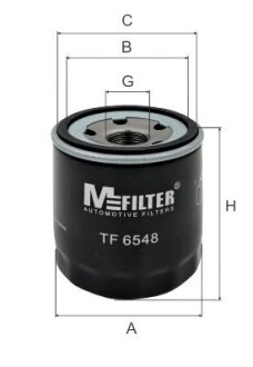 Фільтр масляний Jumper/Boxer/Transit 2.2HDI/TDCi 11- M-FILTER TF6548